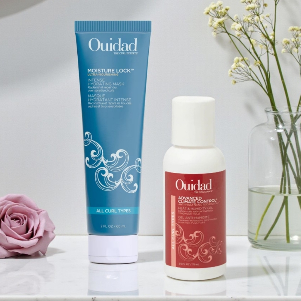 Ouidad Moisture Lock Intense Hydrating Mask & Advanced Climate Control Gel NWT